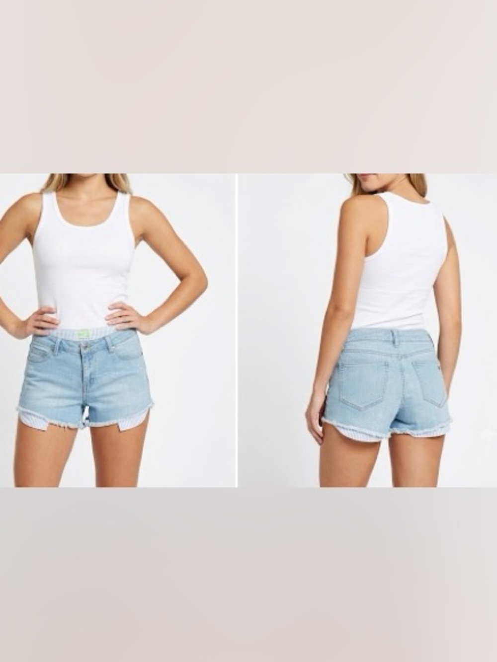Selena Gomez Denim Blue Jean Shorts